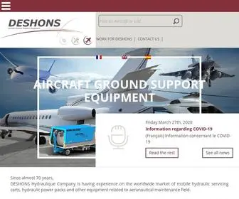 Deshons.fr(Deshons Hydraulique) Screenshot
