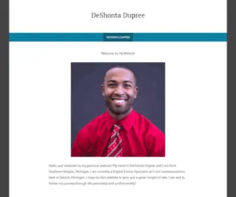 Deshontadupree.com(DeShonta Dupree) Screenshot