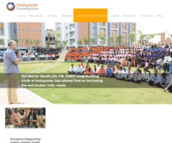 Deshpandefoundationindia.org(Deshpande Foundation India) Screenshot