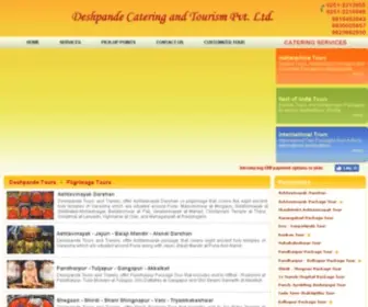 Deshpandetours.com(Deshpande Tours &amp; Travels) Screenshot