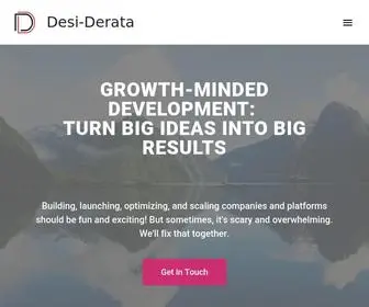 Desi-Derata.com(Go placidly amid the noise of growing your business) Screenshot