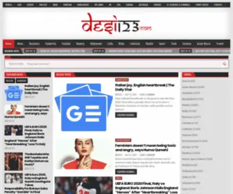 Desi123.com(Online News Portal Asia) Screenshot