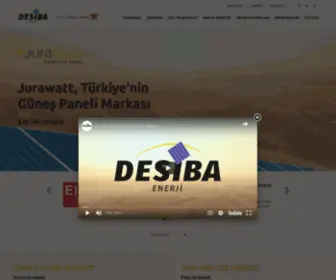 Desibaenerji.com(Desiba Enerji) Screenshot