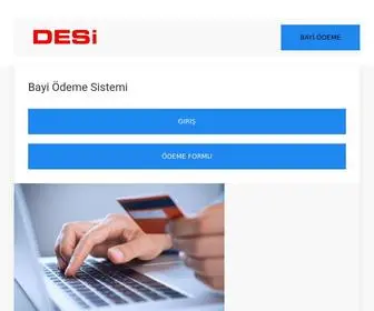 Desibayi.com(Desi Alarm Bayi Ödeme Sistemi) Screenshot