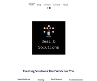 Desibsolutions.ca(Desi.b Solutions) Screenshot