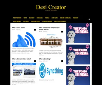 Desicreator.com(Trending News And Blog) Screenshot