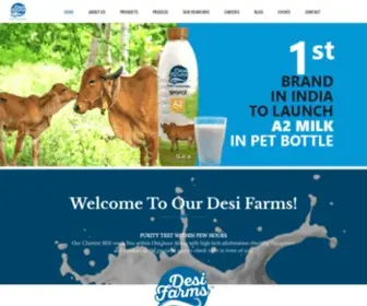 Desifarmsindia.com(Desi Farms India) Screenshot