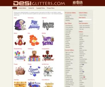 Desiglitters.com(Glitters for every occasion) Screenshot