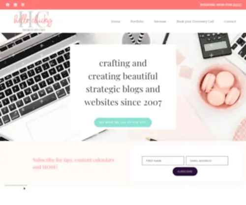 Design-Chicky.com(Custom blog design) Screenshot