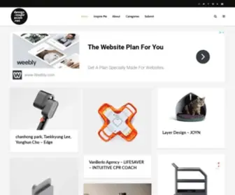 Design-Inspiration.net(Product design blog) Screenshot