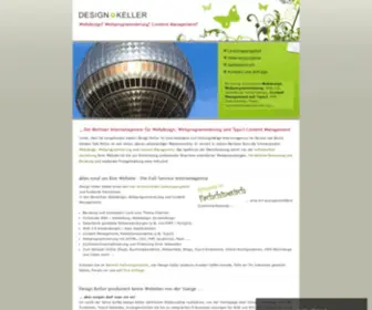 Design-Keller.de(Internetagentur Berlin) Screenshot