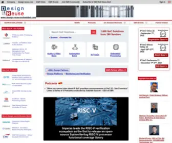 Design-Reuse-Embedded.com(Design And Reuse) Screenshot