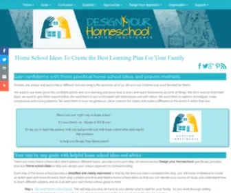 Design-Your-Homeschool.com(Home School Ideas to Create the Best Learning Plan for Your Family) Screenshot