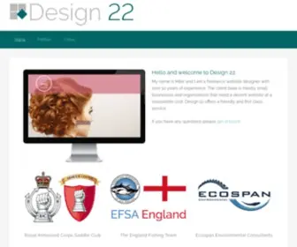 Design22.co.uk(Design 22 Freelance Website Designer) Screenshot