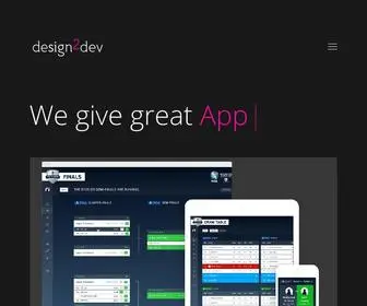 Design2Dev.com(Devoted to building exceptional digital experiences and products. Mobile +Web +Design +Ux + Ui) Screenshot