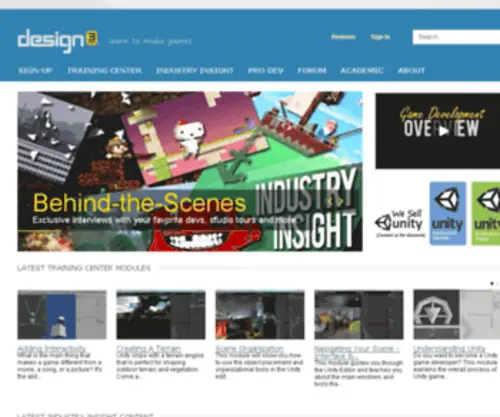 Design3.com(Learn to make games & apps) Screenshot