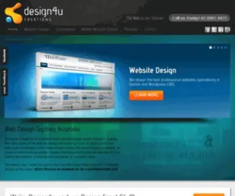 Design4U.com.au(Design4u offers the best website design in Sydney. All work) Screenshot