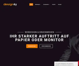 Design67.de(Webdesign Stuttgart Esslingen) Screenshot