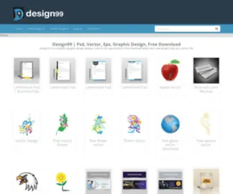 Design99.net(Psd, Vector, Eps, Graphic Design, Free Download Design99) Screenshot