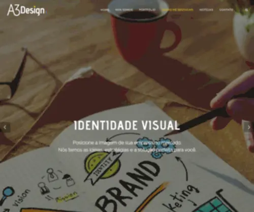 Designa3.com.br(Design A3) Screenshot