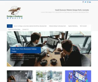 Designabusinesswebsite.com.au(Design a business website Perth Western Australia) Screenshot