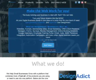 Designadict.com(Santa clarita web design) Screenshot