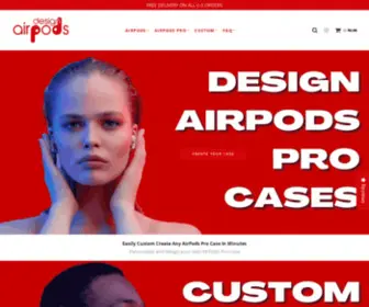 Designairpods.com(Design AirPods Custom Cases I Create Your AirPod Case I Custom AirPods) Screenshot