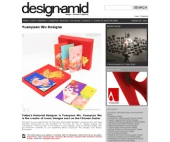 Designamid.com(Design magazine) Screenshot