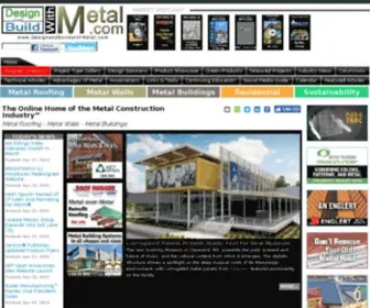 Designandbuildwithmetal.com(Metal Roofing) Screenshot