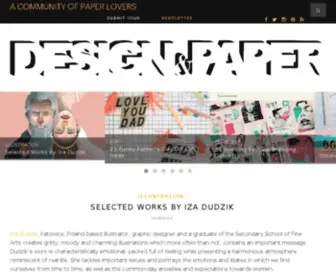 Designandpaper.com(Design & Paper) Screenshot