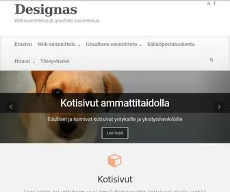 Designas.fi(Websuunnittelua ja graafista suunnittelua) Screenshot