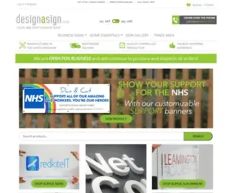 Designasign.co.uk(Your One Stop Signage Shop) Screenshot