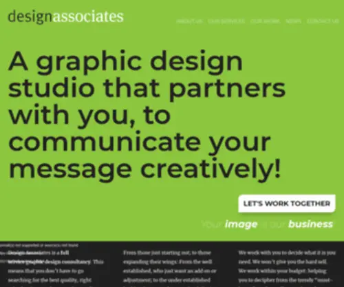 Designassociates.ie(Design Associates) Screenshot