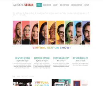 Designatlaroche.com(La Roche University Design Division) Screenshot