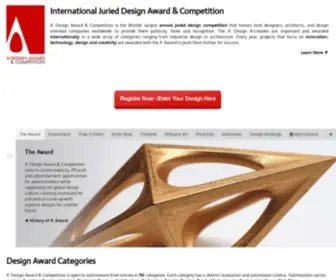 Designaward.com(Design Award) Screenshot
