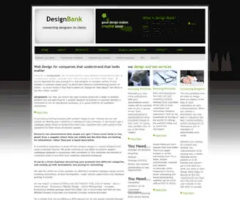 Designbank.org.uk(Design Bank the Design Initiative Web Design for companies that understrand that looks matter) Screenshot