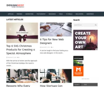 Designbeep.com(Free Resources for Designers and Developers) Screenshot