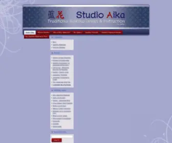 Designbyaika.com(Traditional Japanese Sashiko Design & Instruction) Screenshot