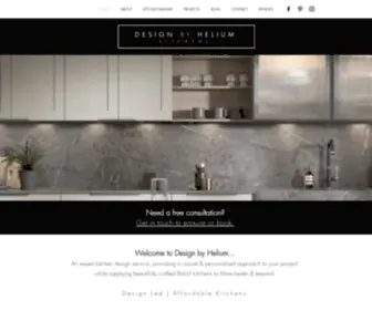 Designbyhelium.co.uk(Kitchen Design Service) Screenshot