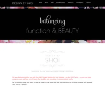 Designbyshoi.com(Design by Shoi) Screenshot