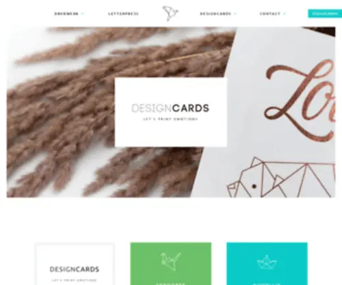 Designcards.be(Homepage – Designcards) Screenshot