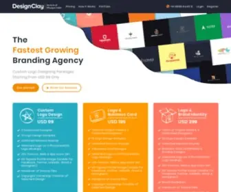 Designclay.co(The Fastest Growing Branding Agency) Screenshot