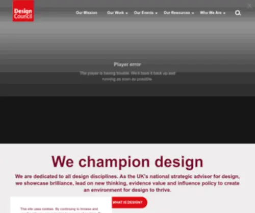 Designcouncil.org.uk(Make life better by design) Screenshot