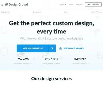Designcrowd.ca(Freelance Logo Design) Screenshot