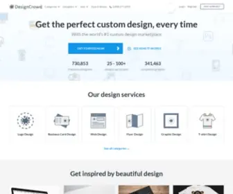 Designcrowd.com.au(Freelance Logo Design) Screenshot