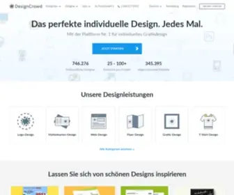 Designcrowd.de(Freiberuflicher Logo) Screenshot