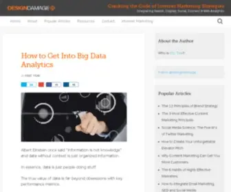 Designdamage.com(Cracking the Code of Internet Marketing Strategies Cracking the Code of Internet Marketing Strategies) Screenshot