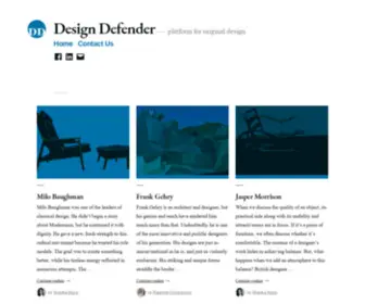 Designdefender.com(Design Defender) Screenshot