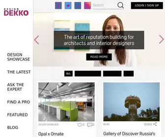 Designdekko.com(Design Dekko) Screenshot