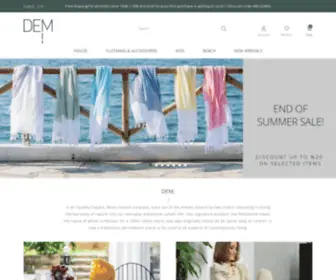 Designdem.com(Clothing and Home Textiles) Screenshot